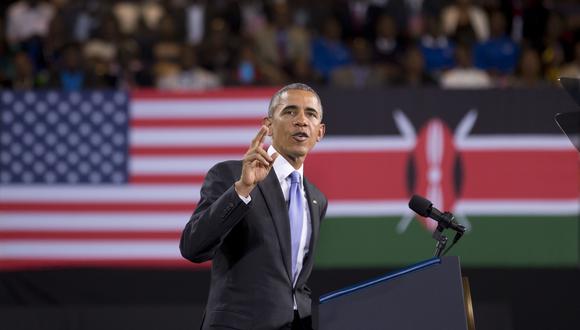 Imagen de archivo. Barack Obama da un discurso en Kenia, en el 2015. AP