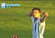 Perú vs. Argentina: Gol de Giovanni Simeone en el Sudamericano