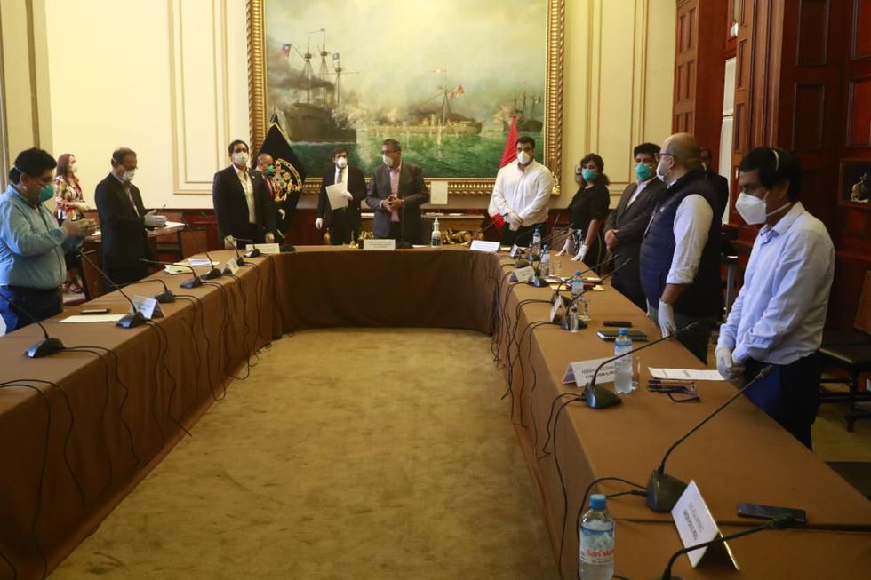 La Junta de Portavoces se reúne este martes en medio de medidas de seguridad. (Foto: Congreso de la República)