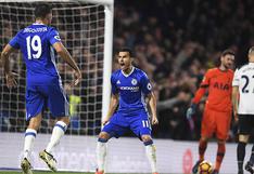 Chelsea venció 2-1 al Tottenham y volvió a la punta de la Premier League