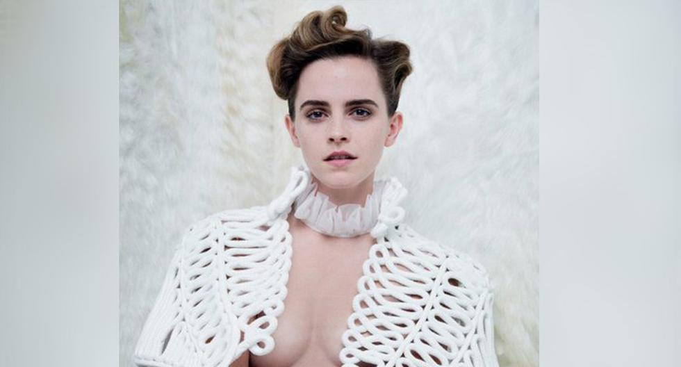 Emma Watson le responde a sus detractores tras posar en topless. (Foto: Revista Vanity Fair)