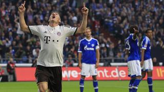 Lo mejor del triunfo del Bayern Múnich de Claudio Pizarro sobre el Schalke de Farfán por la Bundesliga [FOTOS]