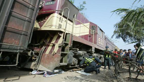 Tren arrolló a anciano en Chaclacayo