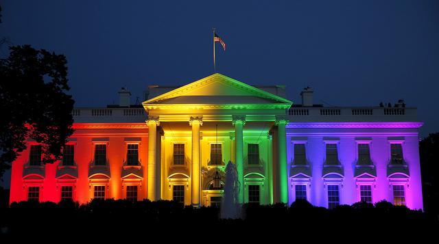 Así lució la Casa Blanca tras aprobación de bodas gay en EE.UU. - 1