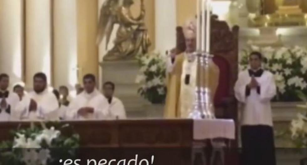 Facebook: Arzobispo llama pecado el votar por Mendoza y Barnechea. (Foto: Facebook)