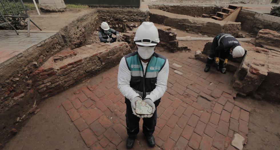 Es preciso indicar que este significativo descubrimiento se hizo en el marco del proyecto de restauración de las fachadas de la iglesia y del convento de La Recoleta, ubicadas en la Plaza Francia. (Foto: Leandro Britto/ GEC)