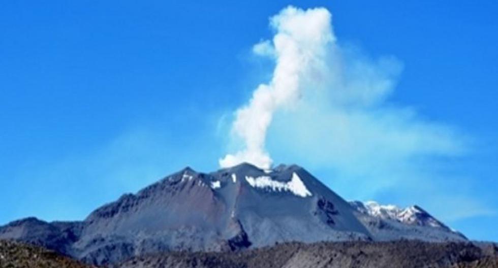 Los expertos del Ingemmet recomiendan no acercarse al volcán en un radio de 10 kilómetros. (Foto: Andina)