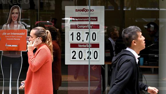 El tipo de cambio abría al alza este miércoles 17 de febrero en el mercado mexicano. (Foto: AFP)