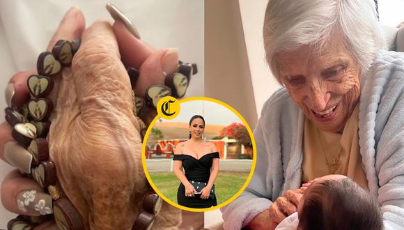 Melissa Klug le dice adiós a su abuela en redes sociales: "Me dejaste un vacío enorme en el corazón" | Foto: Instagram / Composición EC