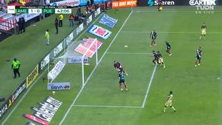 América vs. Puebla: goles de Henry Martín y Reyes para el 1-1 en el Azteca | VIDEO