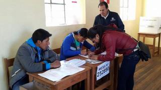 Elecciones 2016: la primera mesa de votación se instaló en Puno