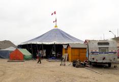 SMP: retiran carpa de circo instalado en Huaca Condevilla [FOTOS]