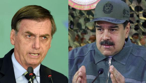 Jair Bolsonaro le exige a Venezuela que no "dé guarida" a los "terroristas" del ELN. (AFP / Reuters)