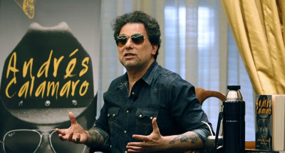 Andrés Calamaro presenta libro. (Foto: EFE)