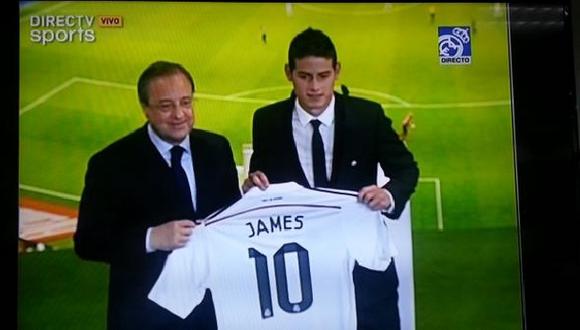 Lo que dijo James Rodríguez al ser presentado en Real Madrid