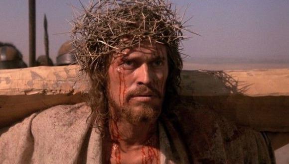 Willem Dafoe interpretando a Jesús en "La última tentación de Cristo" (1988), la polémica película dirigida por Martín Scorsese que levantó una ola de críticas en su contra.