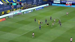 Boca vs. River: Zambrano y la falta contra De La Cruz que le costó la amarilla y por poco termina en penal | VIDEO