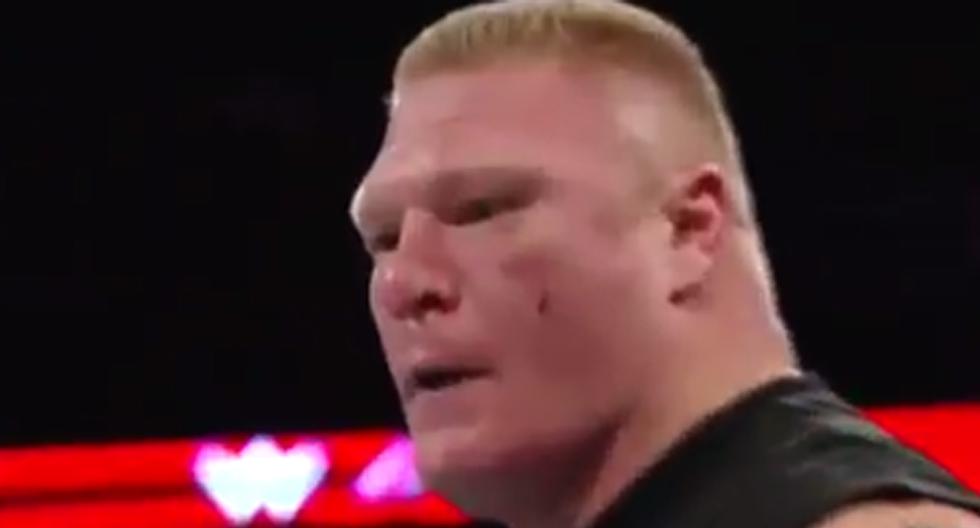 Brock Lesnar regresó a Raw y no vas a creer lo que pasó. (Foto: WWE)