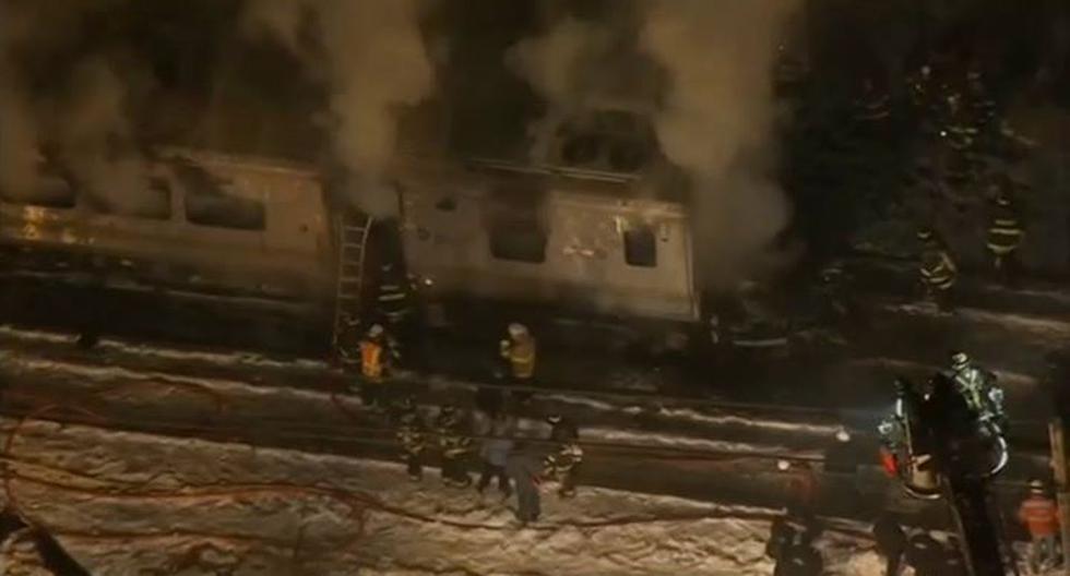 Seis personas murieron en un accidente de tren en la periferia de Nueva York. (Foto: Difusión)