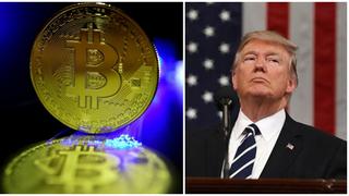 Bitcoin se desploma tras crítica de Trump a las criptomonedas