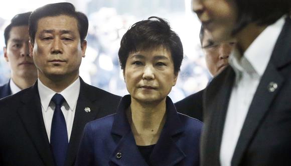 Corea del Sur: fiscalía pide 30 años de cárcel contra ex presidenta Park Geun-hye por corrupción. (AP).
