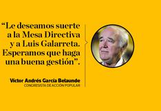 Luis Galarreta postulará a la presidencia del Congreso: las reacciones al anuncio