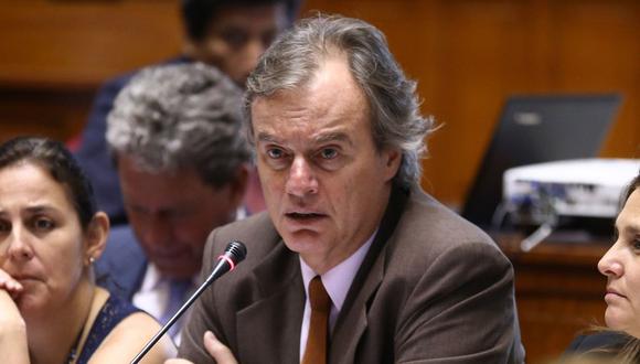 El ex ministro del Interior Carlos Basombrío estimó que hay varias denuncias en su contra en el Congreso. (Foto: Difusión)