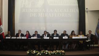 Debate electoral para la alcaldía de Miraflores: las principales propuestas de candidatos y su viabilidad