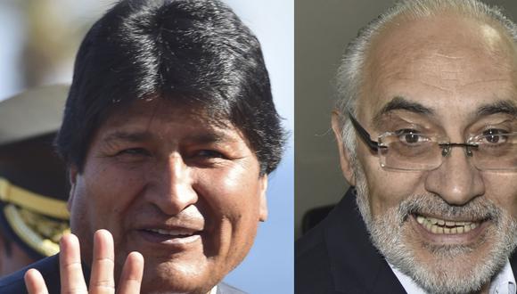 Evo Morales y Carlos Mesa son los favoritos para imponerse en las elecciones presidenciales de octubre en Bolivia. (AFP).