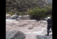 Arequipa: rescatan a nueve personas en cataratas de Sogay
