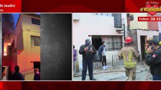 Un muerto dejó incendio dentro de vivienda en Chorrillos