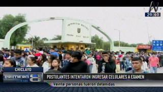 Chiclayo: 16 postulantes a U. Pedro Ruiz Gallo fueron detenidos