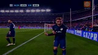 Griezmann puso en ventaja al Atlético de Madrid ante Barcelona