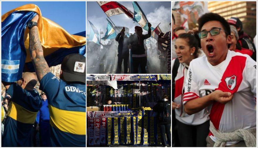 River Plate vs. Boca Juniors: así se vive la previa a poco de la final de la Copa Libertadores. (Foto: AFP)