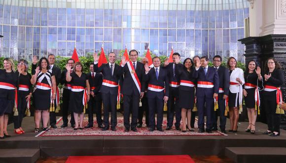 En estos días comenzarán los rumores de cambios en el Gabinete hacia 28 de julio. (Foto: Presidencia)