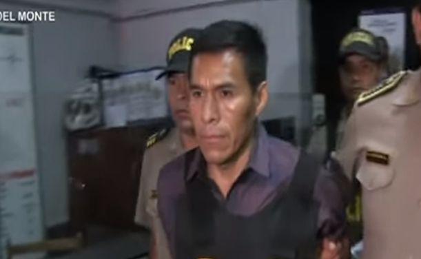 El sujeto fue capturado en San Juan de Miraflores y se encuentra en calidad de detenido. (Foto: Captura Buenos Días Perú)
