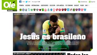 Brasil a semifinal de la Copa América 2019: la reacción de la prensa tras la victoria sobre Paraguay | FOTOS