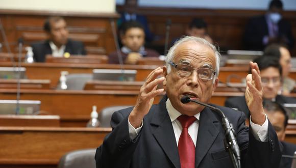 Aníbal Torres presentó cuestión de confianza ante el Congreso el último jueves 17 de noviembre. (Foto: Congreso)