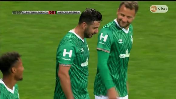 Claudio Pizarro's goal with Werder Bremen. (Video: América Televisión)