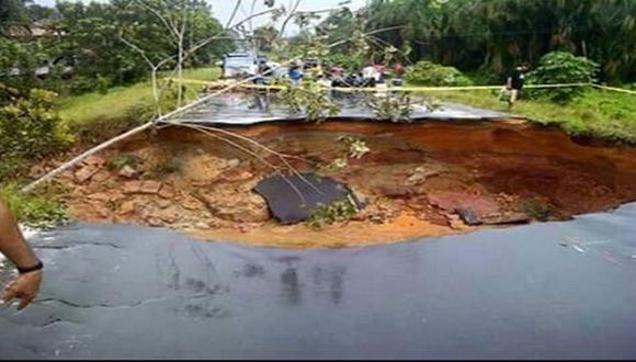 Carretera Iquitos-Nauta colapsa y se desploma en varios tramos