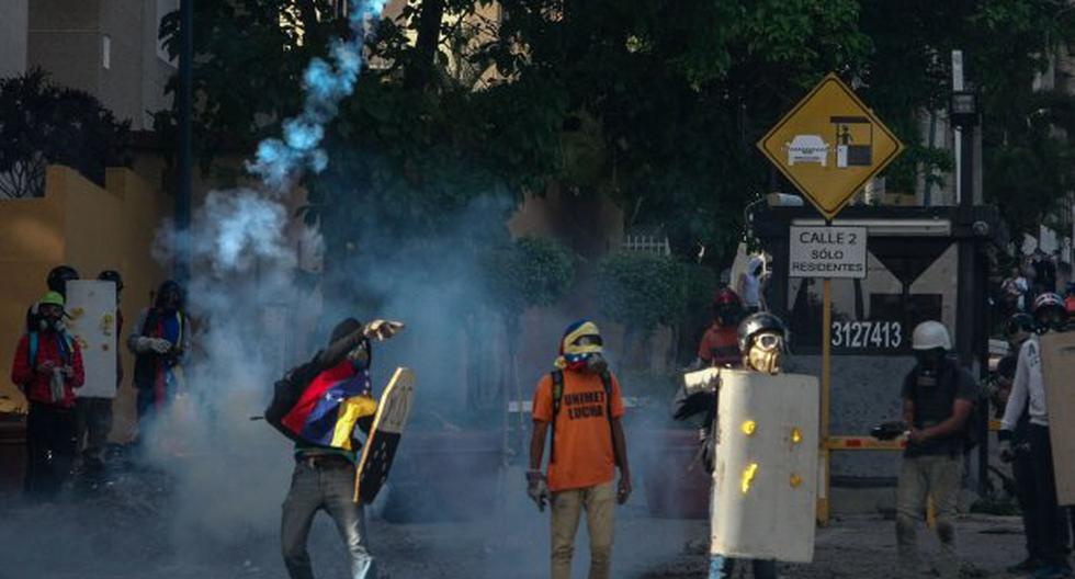 Protestas continúan en Venezuela. (Foto: EFE)