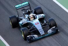 F1: Mercedes en líder en test de Barcelona