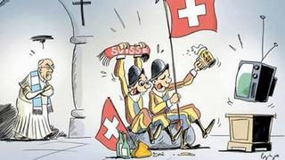 El Vaticano bromea con el Papa sobre el Suiza vs. Argentina