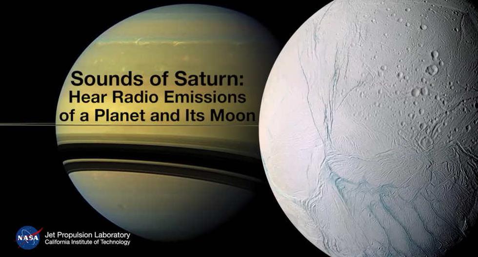 NASA 'interpreta' la comunicación entre Saturno y su luna. (Foto: NASA)