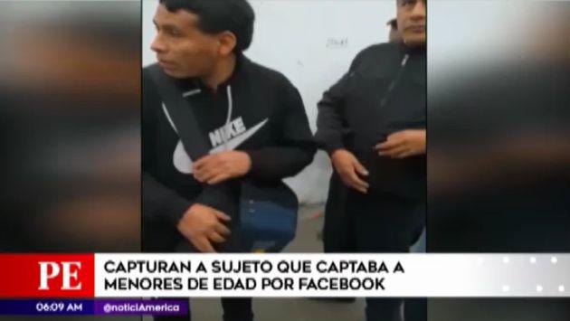 Detienen a sujeto que acosaba a menor de edad por redes sociales. (Foto: América TV)