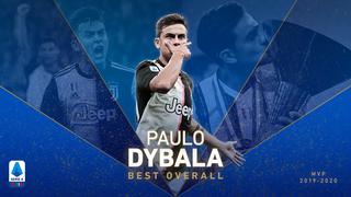 Paulo Dybala fue elegido el jugador más valioso de esta temporada en la Serie A italiana 