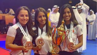 Karate: Equipo femenino de Kata consigue medalla de bronce en Premier League de Dubai