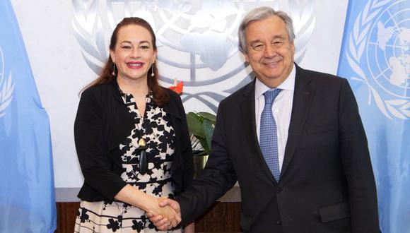 La primera mujer latina en presidir Asamblea General de la ONU es ecuatoriana. (EFE)