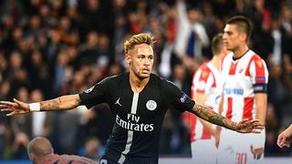 PSG goleó 6-1 a Estrella Roja con triplete de Neymar | VIDEO