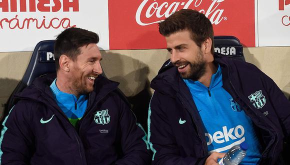 Gerard Piqué tiene a Lionel Messi como parte de su proyecto en el FC Andorra. (Foto: AFP)